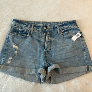 Old navy size 14 high-rise curvy jean shorts